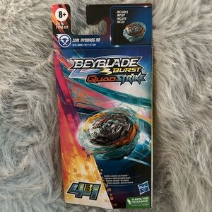 Hasbro Beyblade Burst QuadStrike Zeal Nydhogg N8 - Teal and Orange - NEW in box